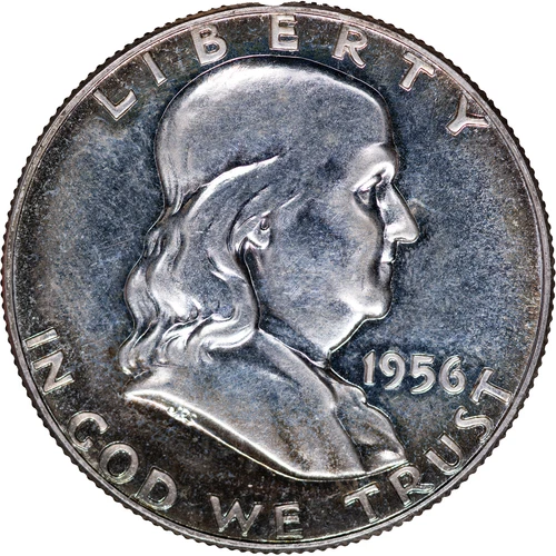1956 50c Franklin Proof Half Dollar