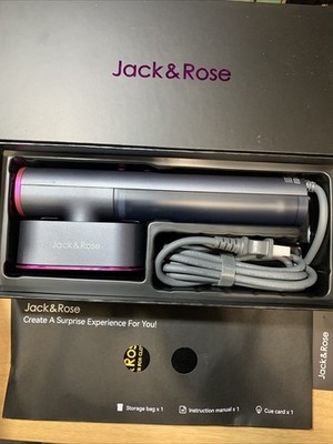 Jack and Rose 2 in 1 Portable Steam Clothing Cleaner Black Purple