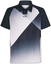 OAKLEY C1 HAZY GEO Men's Polo Shirt - Hazy Geo Blackout - Medium - NWT
