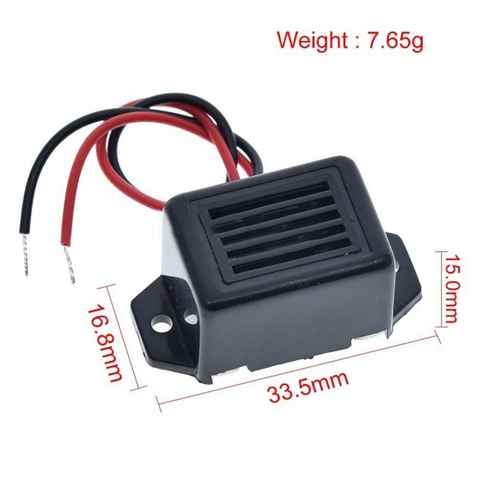 GANCEI 2315 Aktiver Mechanischer Summer 85 DB – Elektronischer Alarm Mit Eingebautem Oszillator, 3-12 V DC, Für Sicherheitssysteme & Co GANCEI 2315 Aktiver Mechanischer Summer 85 DB – Elektronischer Alarm Mit Eingebautem Oszillator, 3-12 V DC, Für Sicherheitssysteme & Co
