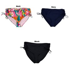 Anne Cole Limited Edition Women's Mid Rise Waist Full Coverage Swim Bottoms