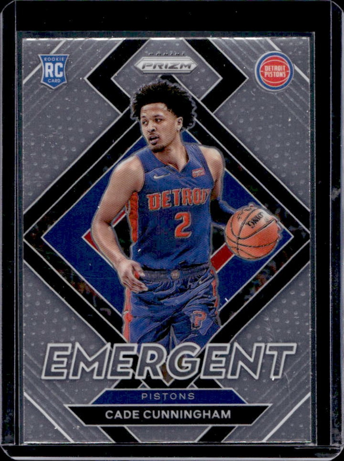 2021-22 Prizm Cade Cunningham Emergent RC Rookie #22 Pistons