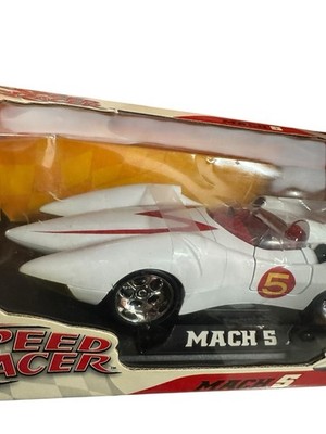 2007 Jada Toys 1:24 Scale Speed Racer Mach 5 Diecast Metal Car NEW