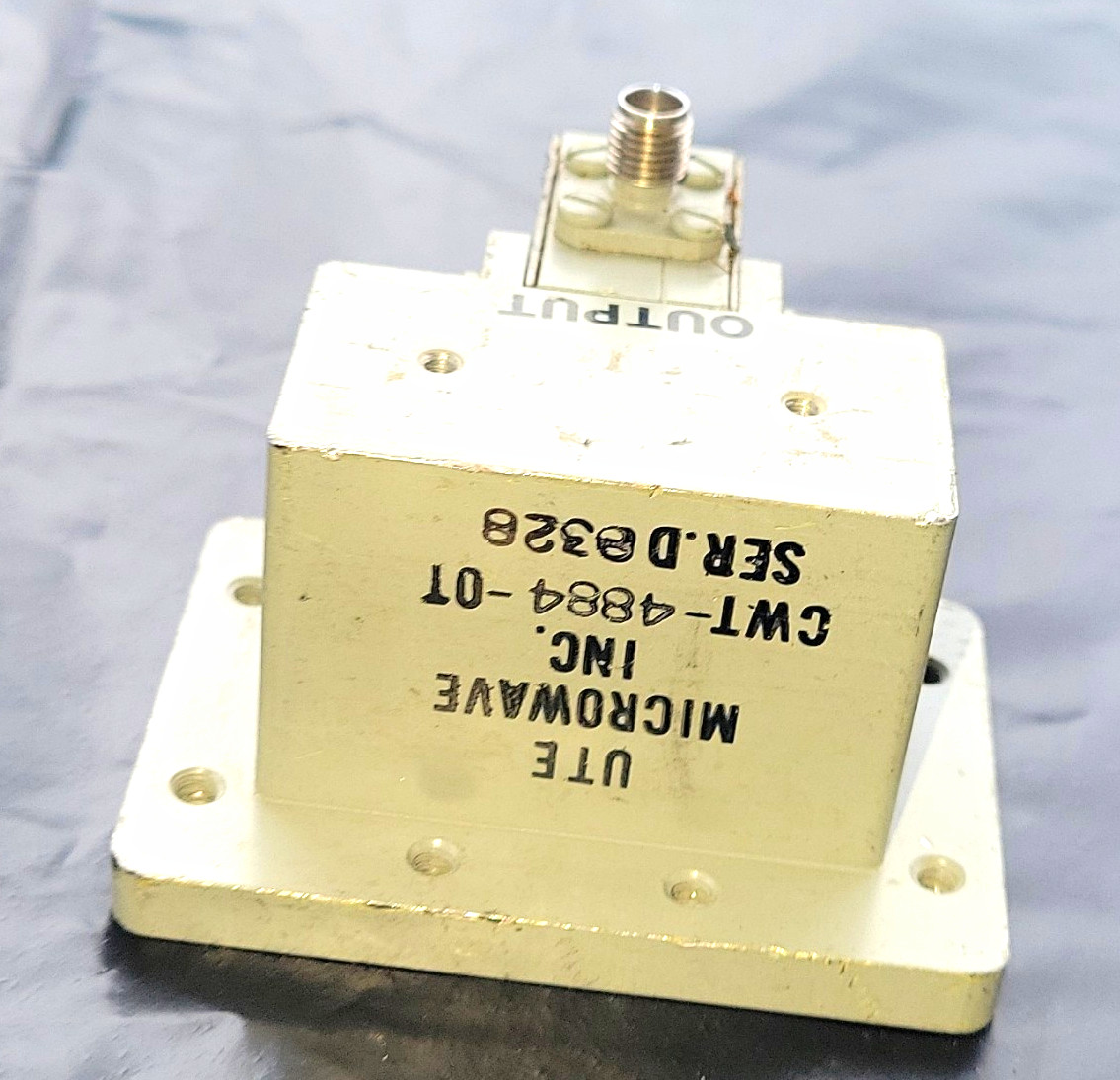UTE Microwave Inc. CWT-4884-01 Waveguide Adapter Test Equipment