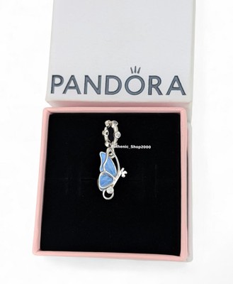 New 100% Authentic PANDORA 925 Ale Silver Blue Winged Butterfly Charm 794241C01