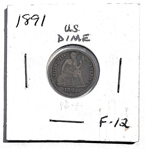 1891 U.S. Seated Liberty Silver Dime
