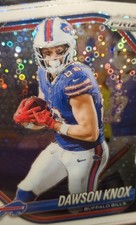 2025 Panini Prizm - Dawson Knox #65 White Disco Prizm