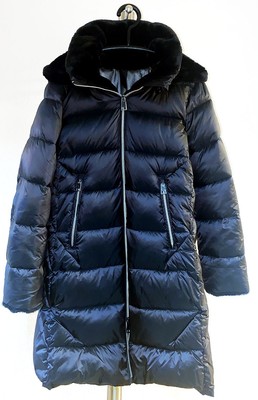 Mantel Wintermantel Steppmantel Milestone Damen Größe 38 schwarz Fake Fur Futter