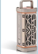 Outdoor BT Speaker, IP68 Waterproof Speaker with Rugged CNC, Desert Champagne