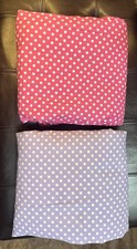 2 -Pottery Barn Kids Girl  s Twin Duvet Purple/Pink Polka Dot Organic