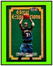 KEVIN GARNETT  1998  FLEER  GREAT EXPECTATIONS  MINNESOTA TIMBERWOLVES  MINT