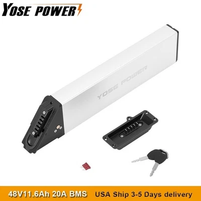 YOSE POWER 48V11.6Ah Lectric Ebikes Battery fit Lectric XP Step-Thru 1.0, 2.0, & 3.0 models