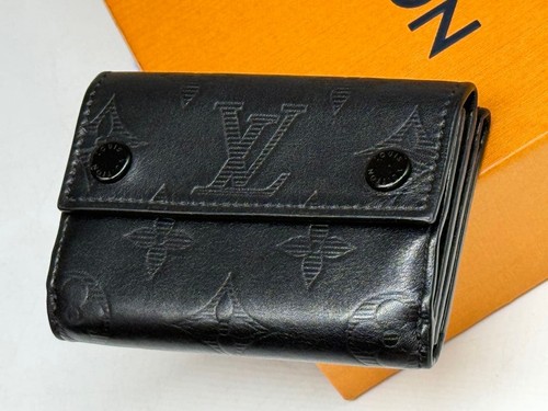 Louis Vuitton Monogram Shadow Discovery Compact Coated Canvas Brown From Japan