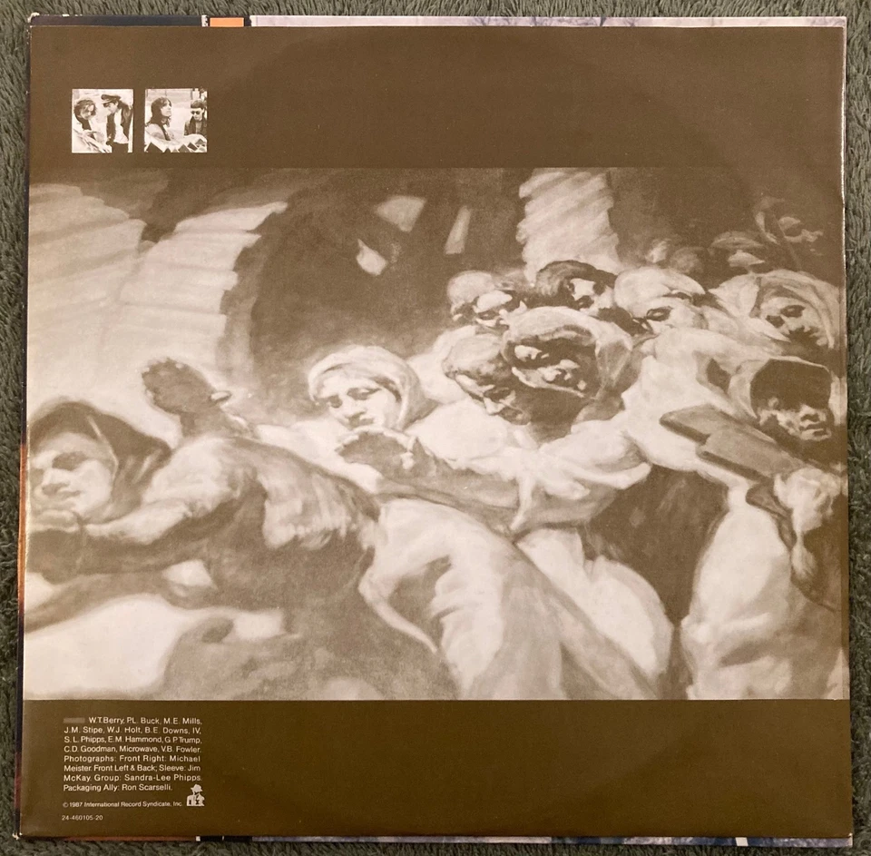 R.E.M. – Document - I.R.S. Records – ILP 460105 1 Vinyle, LP, 1987 - VG+/VG+ - Photo 4/4