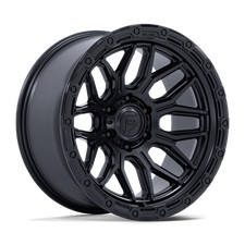 18x9 Fuel Wheels Fc881 Surge Matte Black W Gloss Black Lip Rims 6x135 1pc