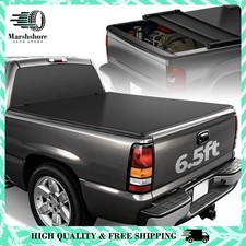 For 99-07 Silverado Sierra 1500 2500 6.5 Ft Truck Bed Tri-fold Tonneau Cover For 99-07 Silverado Sierra 1500 2500 6.5 Ft Truck Bed Tri-fold Tonneau Cover