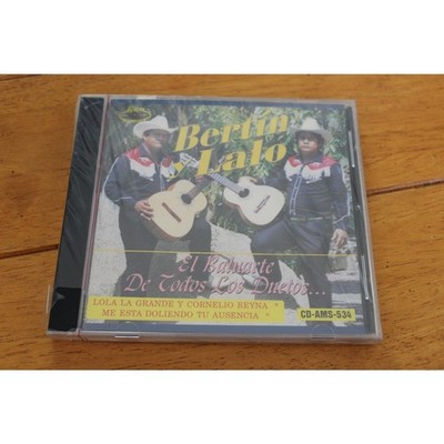 Bertín y Lalo CD El Baluarte De Todos Los Duetos Ranchera Corrido Latin New Rare