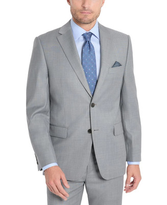 Lauren Ralph Lauren Men's Slim-Fit Sharkskin Wool-Blend Suit Jacket MSRP $450