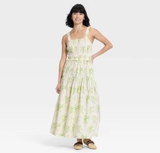 Women Smocked Maxi A-Line Dress - Universal Thread