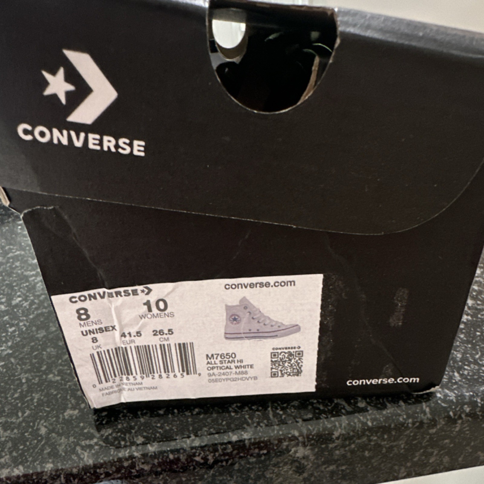Converse Chuck Taylor All Star High Top Optical White 