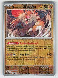 Bloodmoon Ursaluna 025/064 Shrouded Fable Reverse Holo Rare