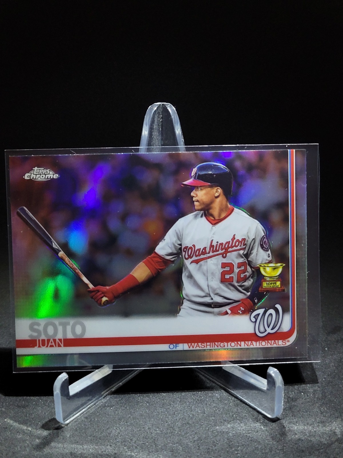 2019 Topps Chrome Refractor Juan Soto #155 