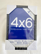 Studio Decor 4x6 Photo Frames   4 Pack   Tabletop Display   Open Box