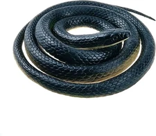 Realistic Rubber Fake Snake Toy 50 Inch Mamba for Garden Props and Practical... 