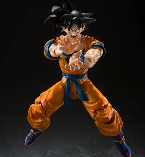 FIGURA SON GOKU SUPER HÉROE DRAGON BALL 2 SH Figuarts Bandai Tamashii Nations NUEVO