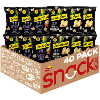 Popcorn, Variety Pack, 0.5 Ounce (Pack of 40)