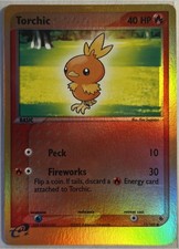 Torchic 73/109 Ruby & Sapphire Reverse Holo Pokemon TCG LP