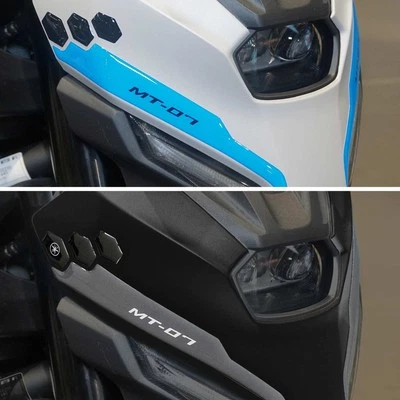 LABELBIKE Adesivi 3D Protezioni Muso Frontale moto compatibili con Yamaha MT-07 2025