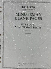 SCOTT MINUTEMAN BLANK PAGES 180Z003 PACK OF 20