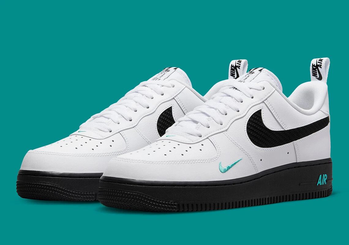 Teal and black sales air force ones