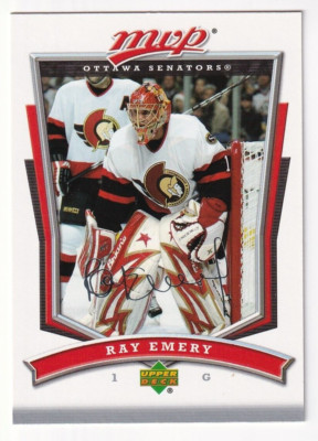 2007-08 Upper Deck MVP Ray Emery No. 252 Ottawa Senators