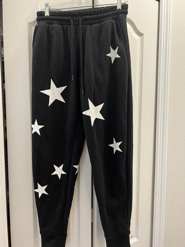 Zenana Star Joggers In Size Small
