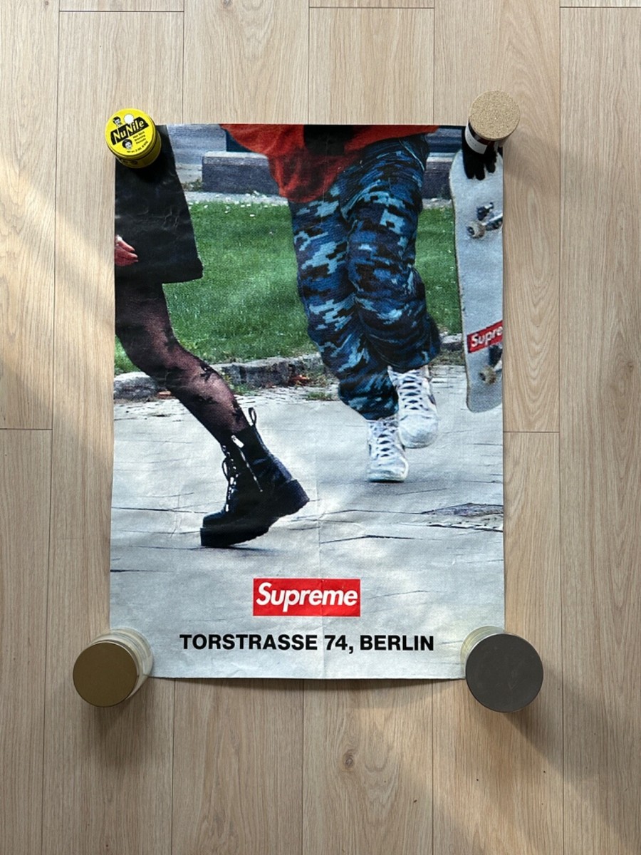 RARE supreme berlin opening store poster skate | eBay