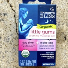 Mommy's Bliss Baby Infant Organic Little Gums Day  Night Teething Gel