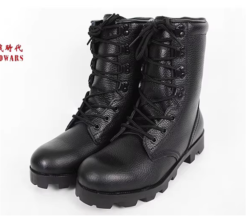 Russian DPR Combat Motorcycle Boots Ankle Leather Military Shoes-image