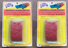 Nos Quality Padded Steering Wheel Cover Red 3935 14-15 Eelco Cal Custom 2 Pack