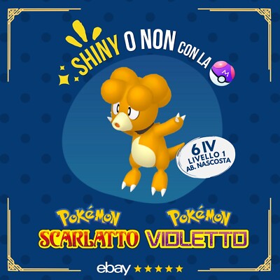 Magby Shiny or Not   6 IV Customizable Pokemon Scarlet Purple   