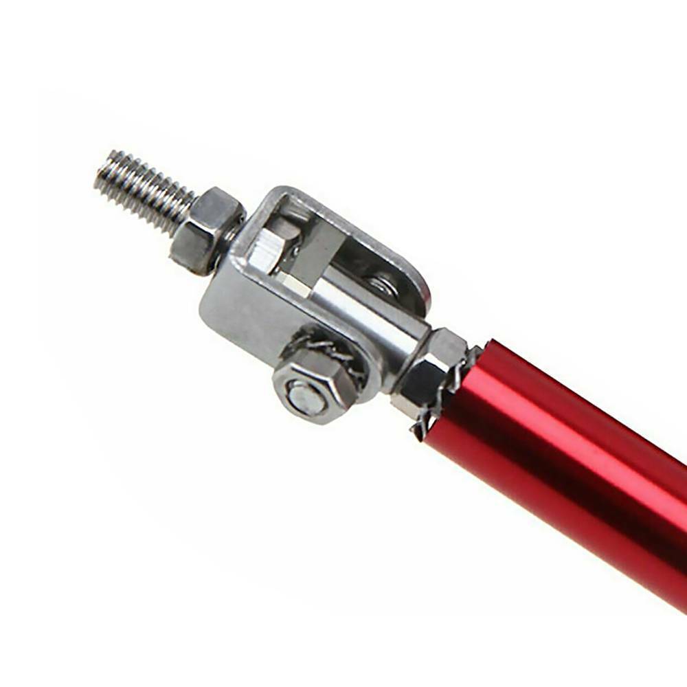 Front Bumper Lip Body Kit Splitter Spoiler Glossy Black Red For Mitsubishi Lanc