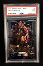 PSA 9 (Pop 38 - 112 Higher) Diana Taurasi 2020 Panini WNBA Prizm BASE #84 GOAT