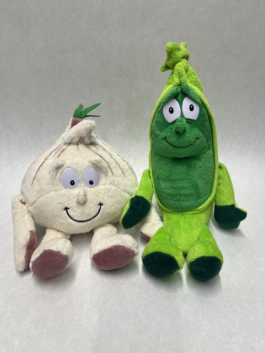 Goodness Gang Super Foodz Stuffed Plush Garlic Peas Vegetable