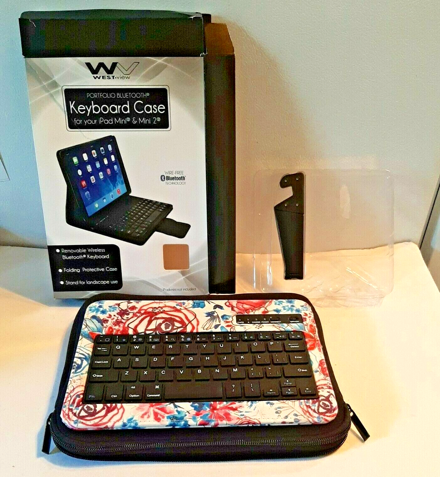 iPad Mini 2 Keyboard Case with Stand by Westview, Sleek Box Design-image