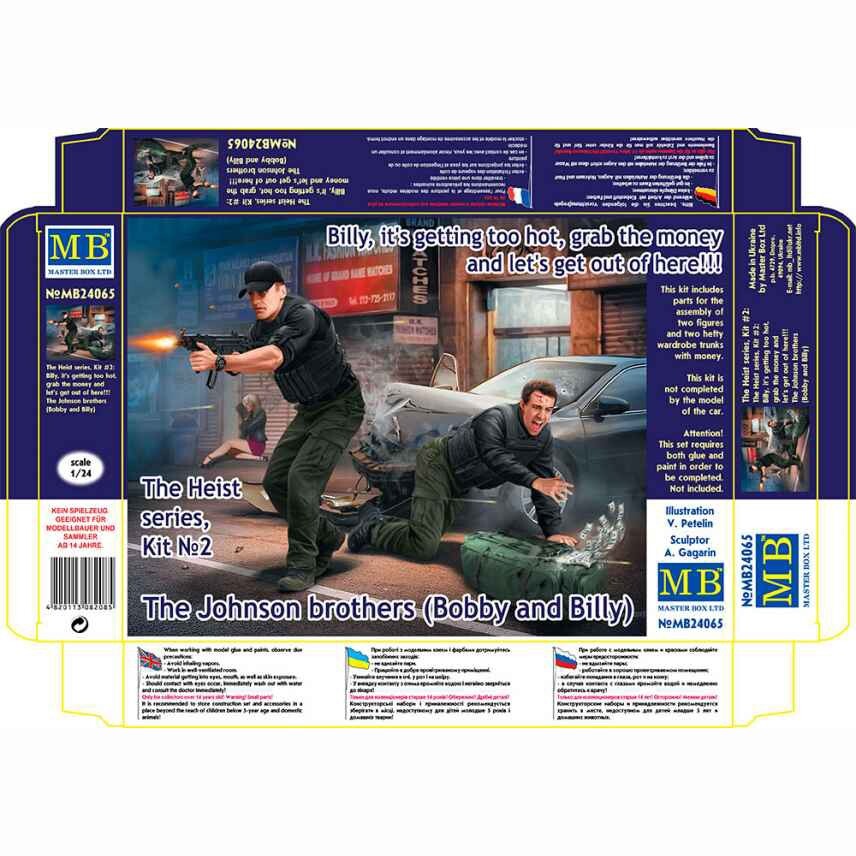 1:24 MASTER BOX MB24065 Billy Scale Figure Kit - Overheating Scene