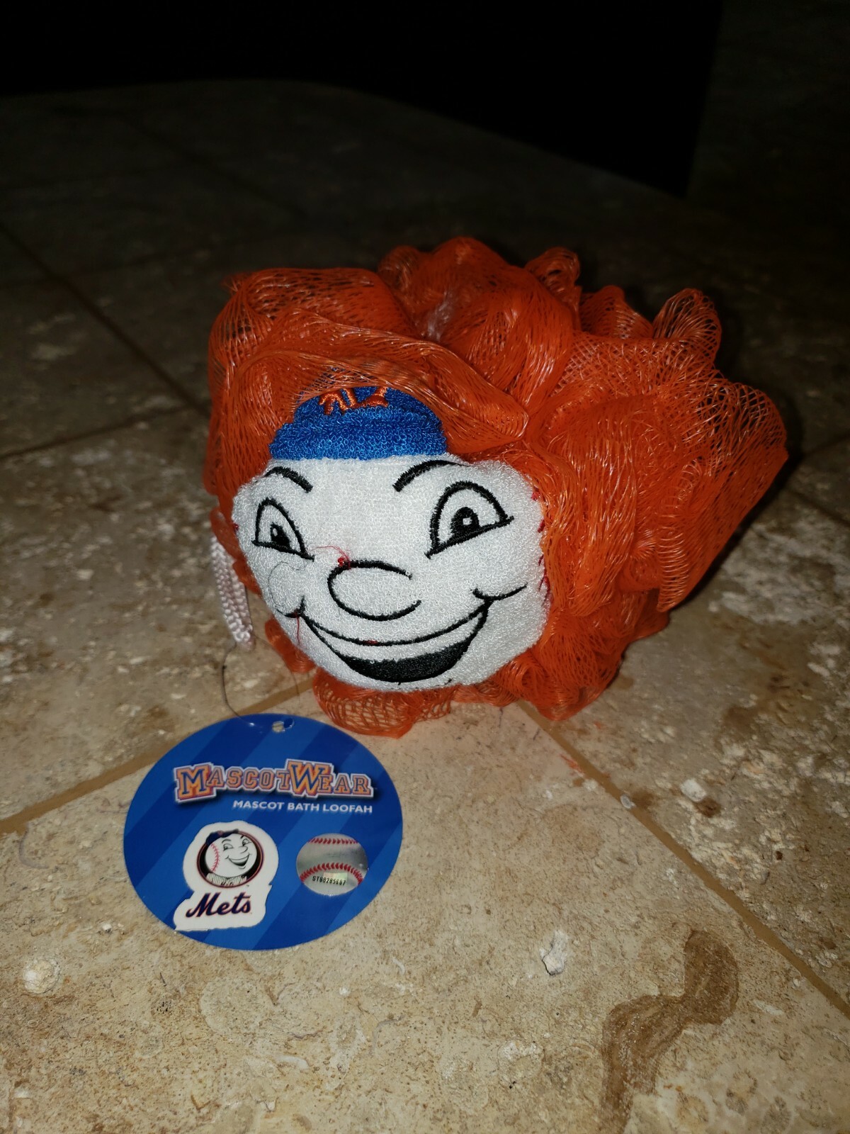 NEW YORK METS MR MET MASCOT BATH LOOFAH NWT NEW WITH TAG SGA NY LADY MRS SHOWER eBay