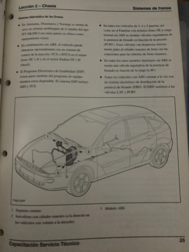 Manual De Formación Técnica Ford Focus MK1 - Imagen 2 de 2