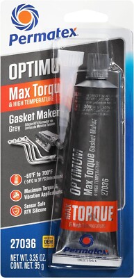 Permatex 27036 Optimum Grey Gasket Maker 3 oz