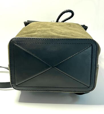 Rag And Bone Loner Backpack, Olive Suede | eBay